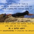 BE A SUPERHERO! YOUTH LEADERS APPLY BY APRIL 1!