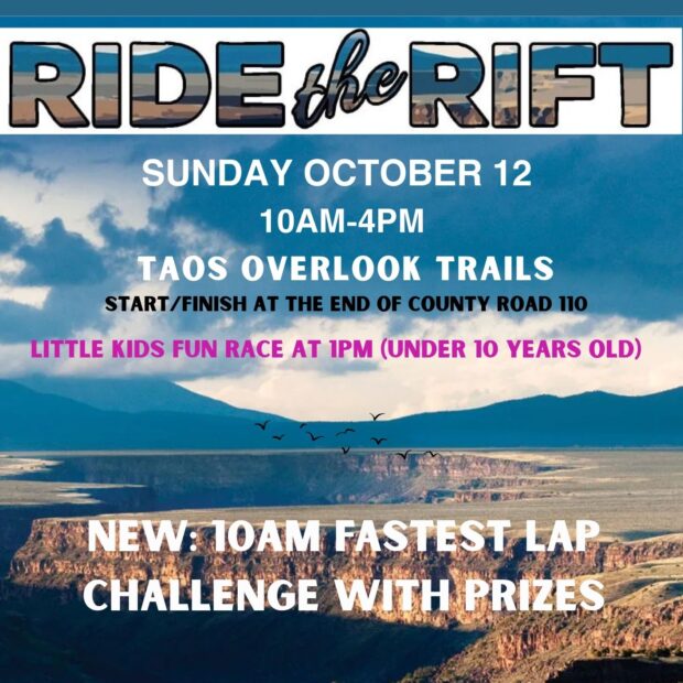 RIDE THE RIFT! SUNDAY OCTOBER 12, 2025